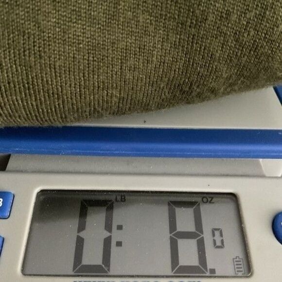 J. Crew 100% Merino Wool CrewNeck Sweater Women Size Medium Olive Green Oversize - Picture 10 of 10